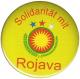 Zum 50mm Button "Solidarität mit Rojava" für 1,20 € gehen.