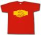 Zum T-Shirt "Sozialistischer Handschlag" für 13,12 € gehen.