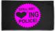 Zur Fahne / Flagge (ca. 150x100cm) "Still not loving Police! (pink)" für 16,10 € gehen.