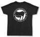 Zum Fairtrade T-Shirt "Tageslicht und trotzdem da - Eure Gothic Antifa" für 17,00 € gehen.