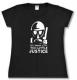 Zum tailliertes T-Shirt "Too many Cops - Too little Justice" für 14,00 € gehen.