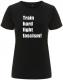 Zum/zur  tailliertes Fairtrade T-Shirt "Train hard fight fascism !" für 18,10 € gehen.