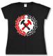 Zum tailliertes T-Shirt "Working Class Hammer (rot/schwarz)" für 14,00 € gehen.