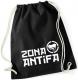 Zum Sportbeutel "Zona Antifa" für 8,50 € gehen.