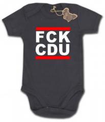 Zum Babybody "FCK CDU" für 9,90 € gehen.