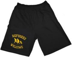 Zur Shorts "Refugees welcome" für 19,95 € gehen.