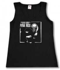Zum tailliertes Tanktop "Black Block Punk Rock" für 15,00 € gehen.