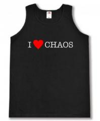 Zum Tanktop "I love Chaos" für 15,00 € gehen.