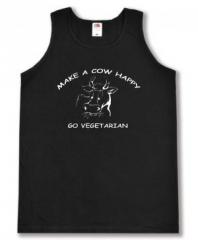 Zum Tanktop "Make a Cow happy - Go Vegetarian" für 13,12 € gehen.