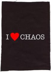 Zum Rückenaufnäher "I love Chaos" für 3,00 € gehen.