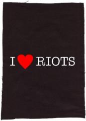 Zum Rückenaufnäher "I love Riots" für 3,00 € gehen.