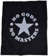 Zum Rückenaufnäher "No Gods No Masters" für 3,00 € gehen.