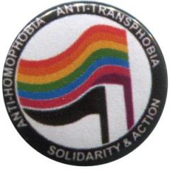 Zum 37mm Magnet-Button "Anti-Homophobia - Anti-Transphobia - Solidarity and Action" für 2,50 € gehen.