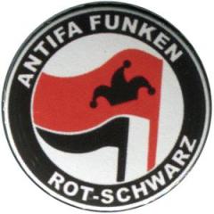 Zum 37mm Magnet-Button "Antifa Funken (rot/schwarz)" für 2,50 € gehen.
