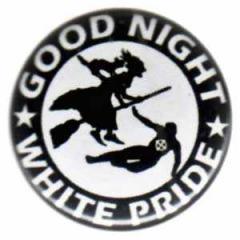 Zum 50mm Magnet-Button "Good night white pride - Hexe" für 3,00 € gehen.