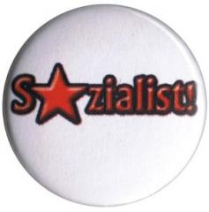 Zum 50mm Magnet-Button "Sozialist!" für 3,00 € gehen.