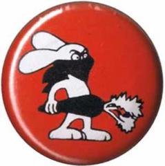Zum 50mm Magnet-Button "Vegan Rabbit - Red" für 3,00 € gehen.