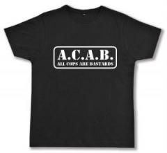 Zum Fairtrade T-Shirt "A.C.A.B. - All cops are bastards" für 19,45 € gehen.