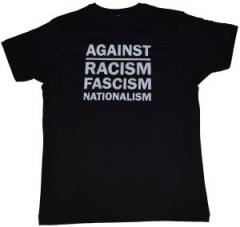 Zum Fairtrade T-Shirt "Against Racism, Fascism, Nationalism" für 18,10 € gehen.