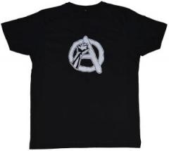 Zum Fairtrade T-Shirt "Anarchie Faust" für 18,10 € gehen.