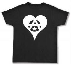 Zum Fairtrade T-Shirt "Anarchie Herz" für 19,45 € gehen.