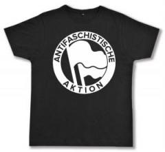 Zum Fairtrade T-Shirt "Antifaschistische Aktion (1932, weiß)" für 18,10 € gehen.