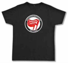 Zum Fairtrade T-Shirt "Antifaschistische Aktion Linksjugend" für 19,50 € gehen.
