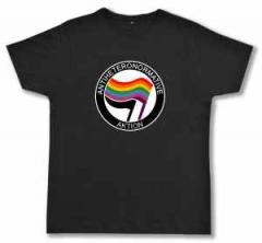 Zum Fairtrade T-Shirt "Antiheteronormative Aktion" für 19,45 € gehen.