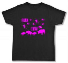 Zum Fairtrade T-Shirt "Die spinnen die Bullen (pink)" für 18,10 € gehen.