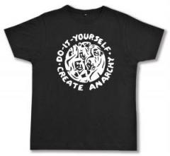 Zum Fairtrade T-Shirt "do it yourself - create anarchy" für 18,10 € gehen.