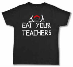 Zum Fairtrade T-Shirt "Eat your teachers" für 19,50 € gehen.