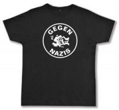 Zum Fairtrade T-Shirt "Gegen Nazis (rund)" für 19,45 € gehen.