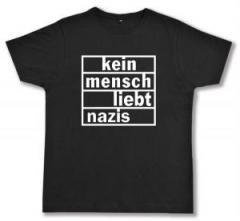 Zum Fairtrade T-Shirt "kein mensch liebt nazis" für 17,00 € gehen.