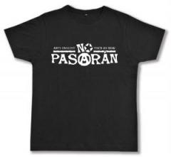 Zum Fairtrade T-Shirt "No Pasaran - Anti-Fascist Then As Now" für 18,52 € gehen.
