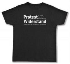 Zum Fairtrade T-Shirt "Protest ist, wenn ich sage, das und das passt mir nicht. Widerstand ist, wenn das, was mir nicht passt, nicht mehr geschieht." für 18,10 € gehen.