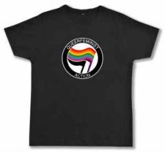 Zum Fairtrade T-Shirt "Queerfeminist Action" für 21,45 € gehen.