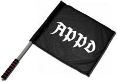 Zum/zur  Fahne / Flagge (ca. 40x35cm) "APPD" für 13,12 € gehen.