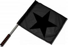 Zum/zur  Fahne / Flagge (ca. 40x35cm) "Schwarzer Stern" für 11,00 € gehen.