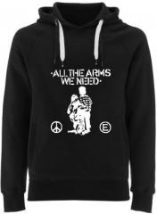 Zum Fairtrade Pullover "All the Arms we need" für 40,00 € gehen.