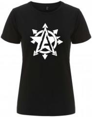 Zum/zur  tailliertes Fairtrade T-Shirt "Anarchy Star" für 18,10 € gehen.