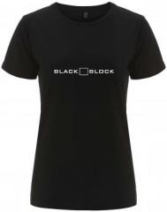 Zum/zur  tailliertes Fairtrade T-Shirt "Black Block" für 18,10 € gehen.