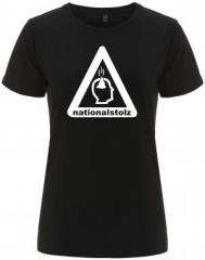 Zum/zur  tailliertes Fairtrade T-Shirt "Nationalstolz" für 18,10 € gehen.