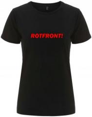 Zum/zur  tailliertes Fairtrade T-Shirt "Rotfront!" für 18,10 € gehen.