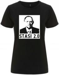 Zum/zur  tailliertes Fairtrade T-Shirt "Stasi 2.0" für 18,10 € gehen.