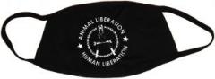 Zur Mundmaske "Animal Liberation - Human Liberation (Zange)" für 6,50 € gehen.