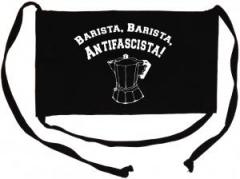 Zur Mundmaske "Barista Barista Antifascista" für 6,50 € gehen.