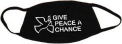 Zur Mundmaske "Give Peace A Chance" für 6,50 € gehen.