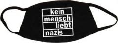 Zur Mundmaske "kein mensch liebt nazis" für 6,50 € gehen.