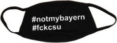 Zur Mundmaske "#notmybayern #fckcsu" für 6,50 € gehen.