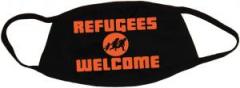 Zur Mundmaske "Refugees welcome (Quer)" für 6,50 € gehen.